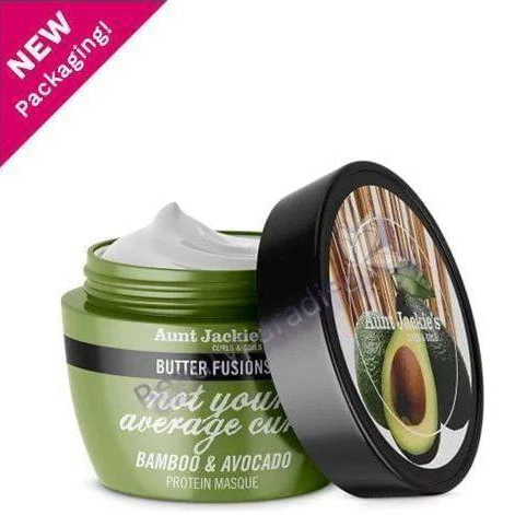 Aunt Jackie's Butter Fusions Not Your Average Curl Bamboo & Avocado Protein Masque 8oz