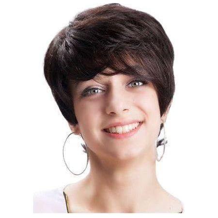 Clair International Human Hair Wig Brazilian Donna 1K Color: Natural