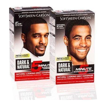 Dark and Natural SoftSheen Carson Natural-Looking Gray Coverage For Men