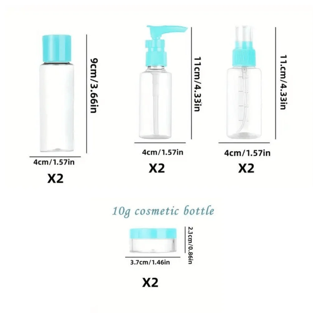 Dreamfix Travel Spray Bottle Set - Assorted (8 pcs) - Image 3
