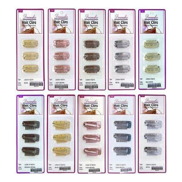 Dreamfix Hair Clips 3 Pcs for Extensions Clips