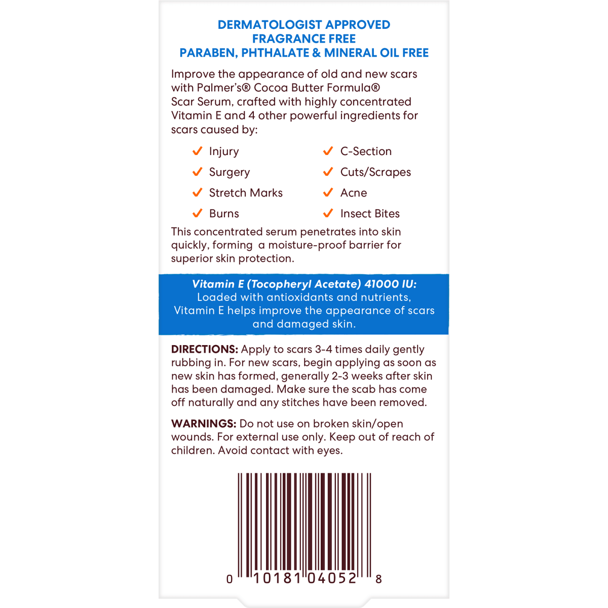 Palmer's Cocoa Butter Formula Vitamin E Scar Serum 30ml - Image 3