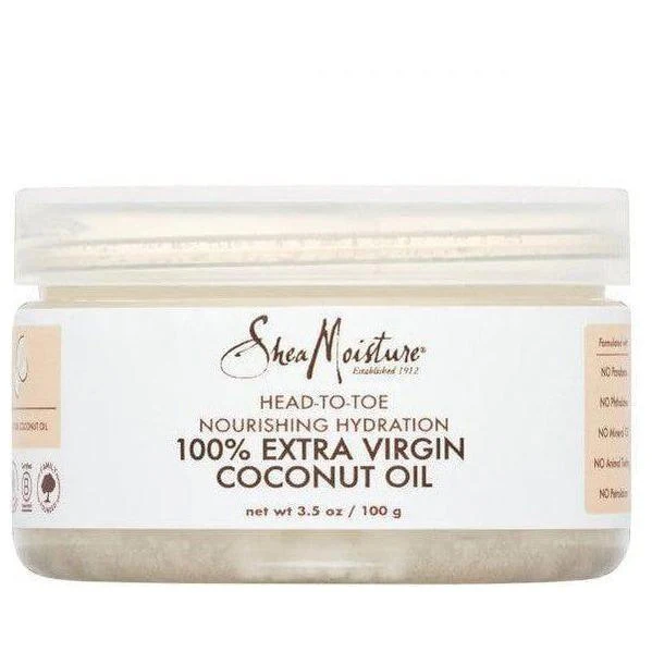 Shea Moisture 100% Extra Virgin Coconut Oil Head-to-Toe Hydration Moisturizer 3.5 oz