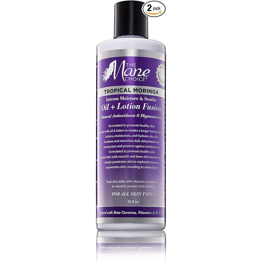 The Mane Choice Tropical Moringa Lotion & Oil Fusion 10oz