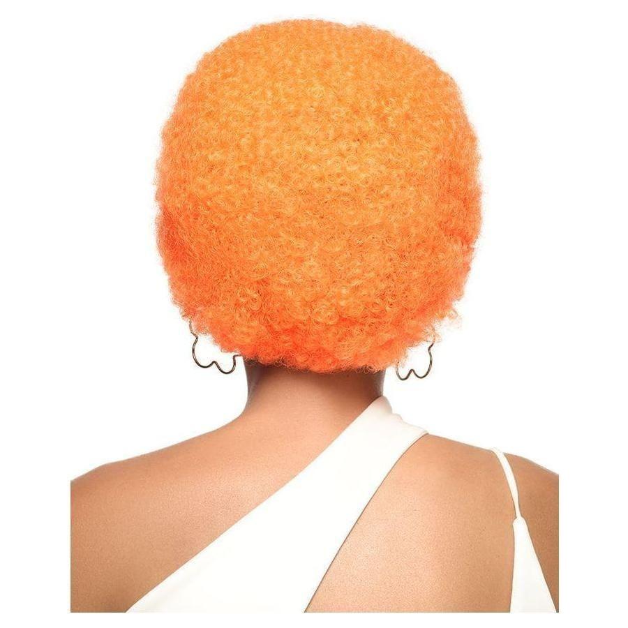 Dream Hair Wig Afro Medium Synthetic Hair, Kunsthaar Perücke, Afroperücke, Color:Orange - Image 3