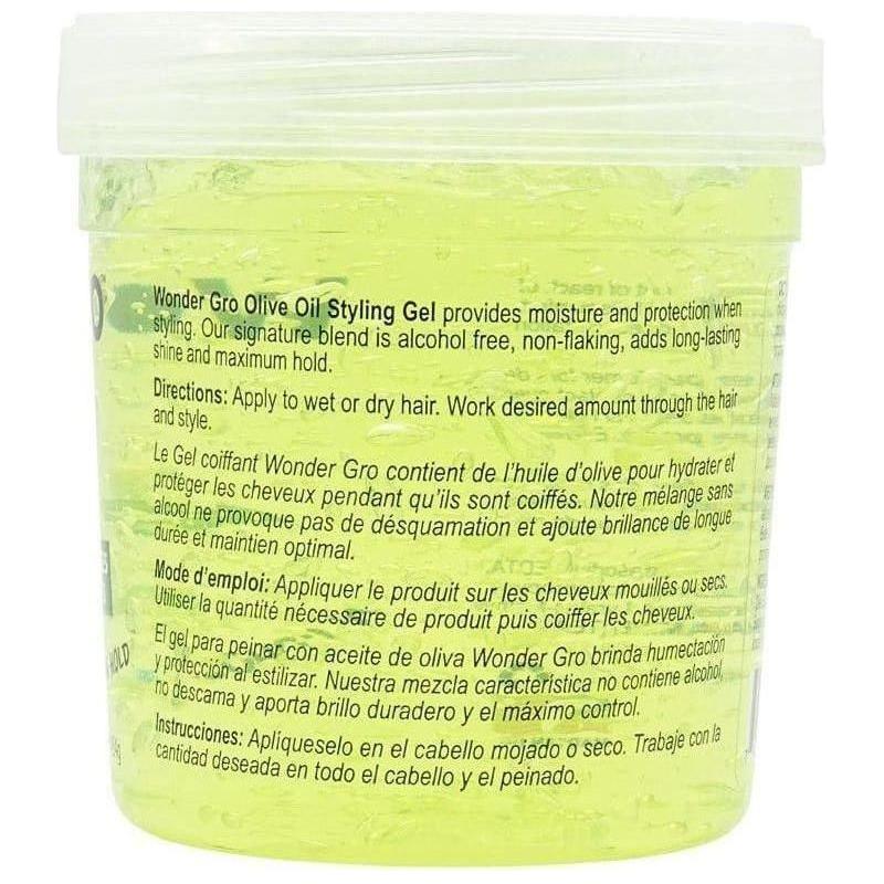Wonder Gro Olive Oil Styling Gel 454/907g - Image 3
