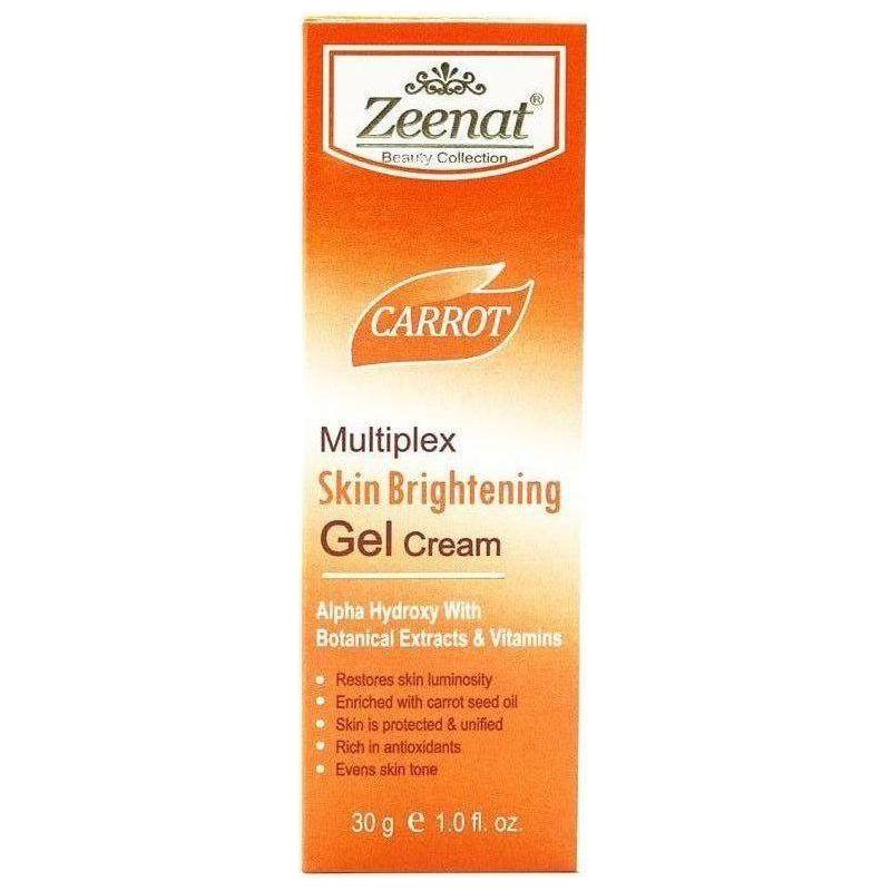 Zeenat Carrot Multiplex Skin Brightening Gel Cream 30G